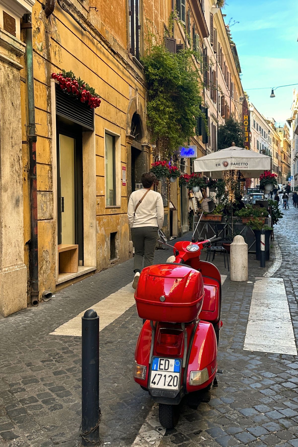 Street in Rome, Italy.